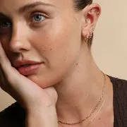 Astrid & Miyu White Topaz Pear piercing daith or