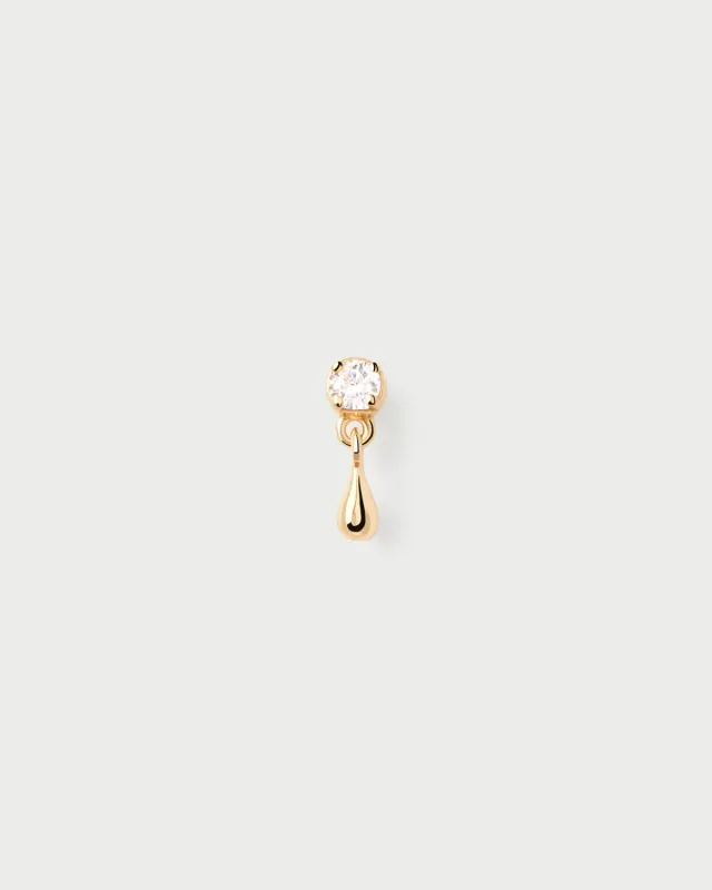 PDPAOLA Water mono boucle oreille zircone 3 mm