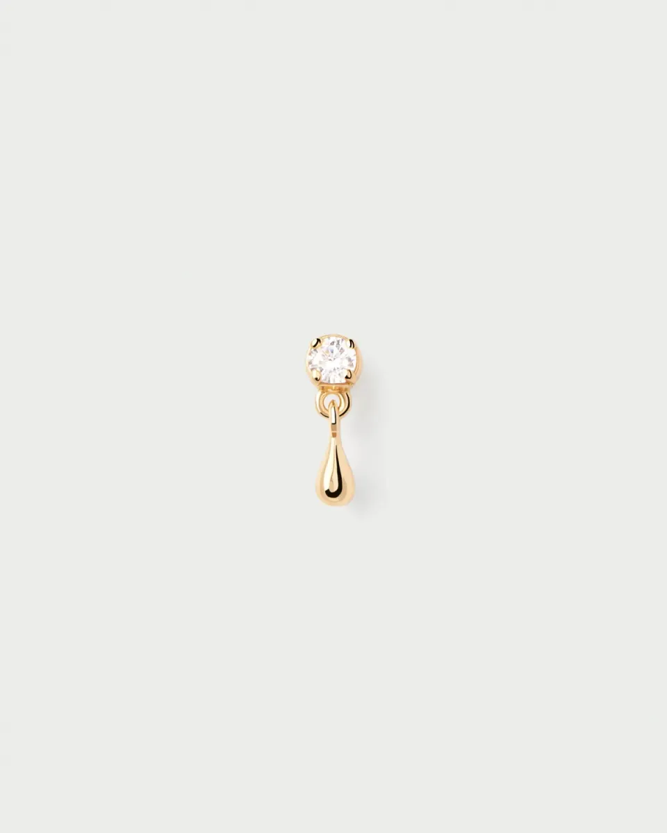 PDPAOLA Water mono boucle oreille zircone 3 mm