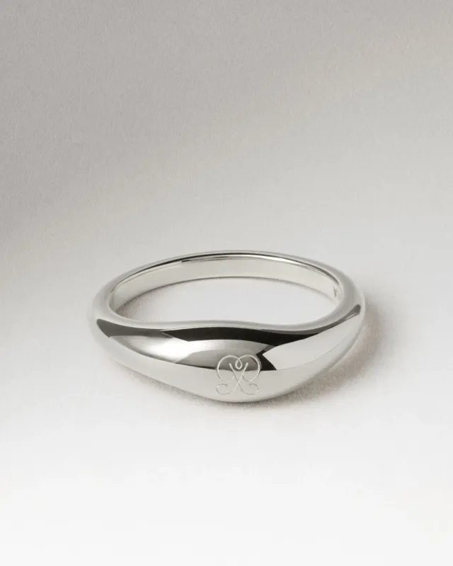 PDPAOLA Onda bague argent vague tailles 8-18