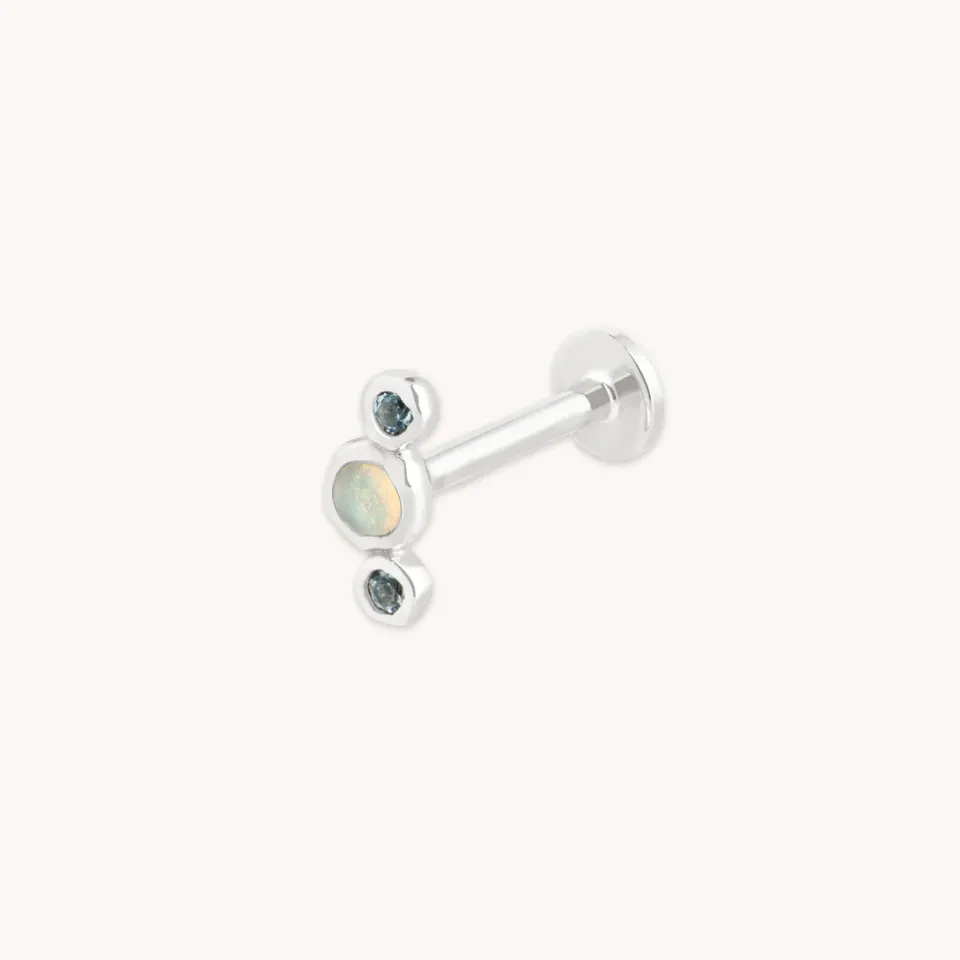 Astrid & Miyu Molten Opal Cluster clou piercing opale