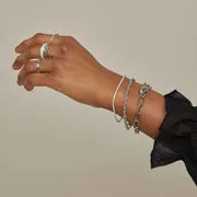 Astrid & Miyu Tennis Chain bracelet argent rivière