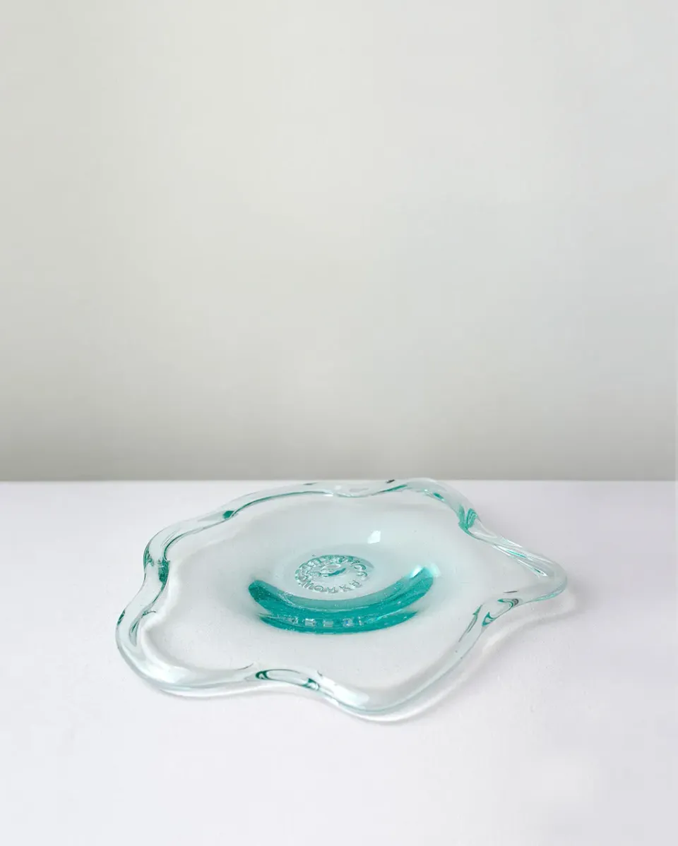 Completedworks Pond petite assiette verre recyclé transparent