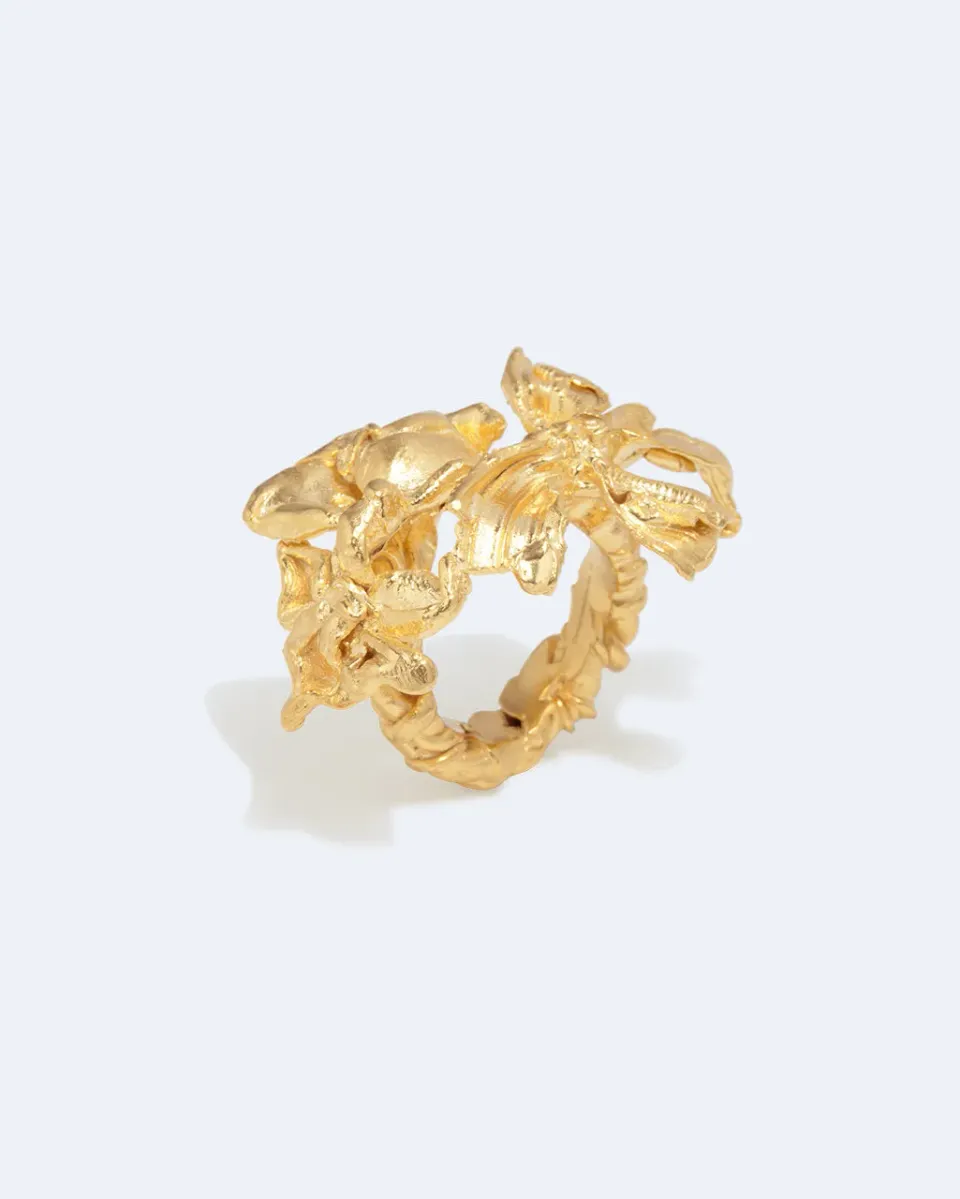 Completedworks In a Perfect World bague plaqué or taille L