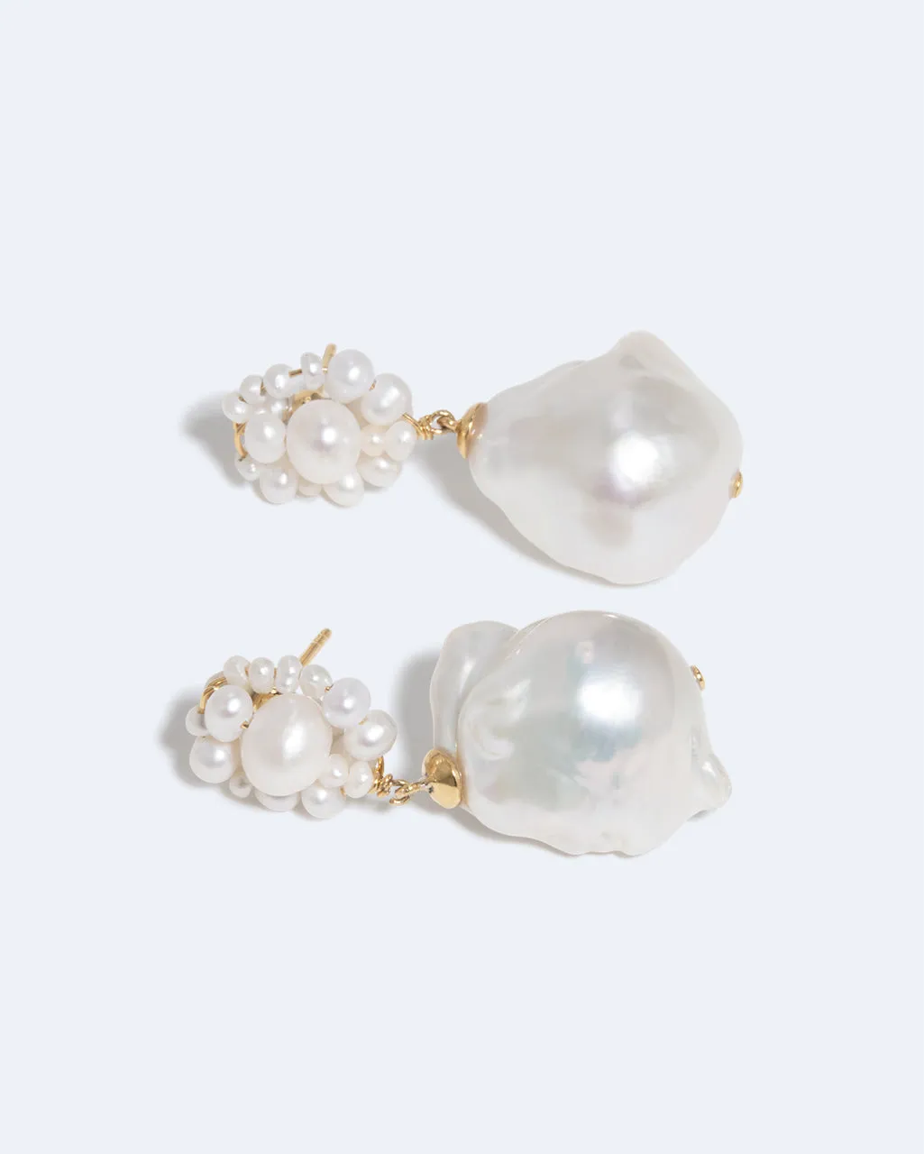 Completedworks Tra-la-la boucles d’oreilles perle vermeil