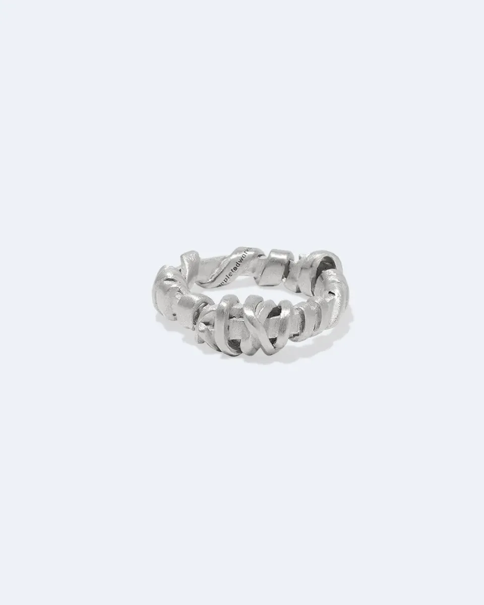 Completedworks Held Together bague argent tressé R T V