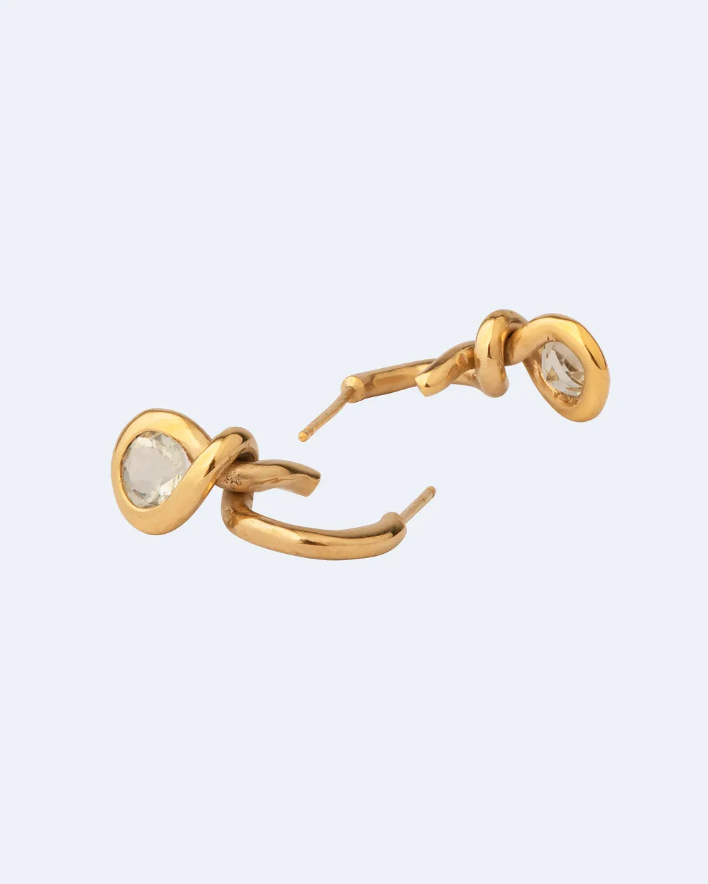 Completedworks The Beekeeper boucles topaze plaqué or