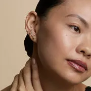 Astrid & Miyu Floating Diamond piercing medium or massif diamant