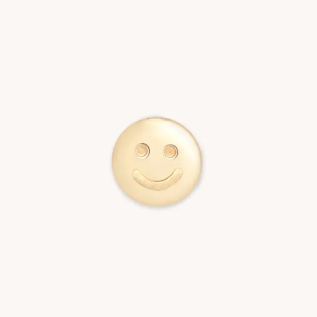 Astrid & Miyu Smiley Click breloque or 9 carats