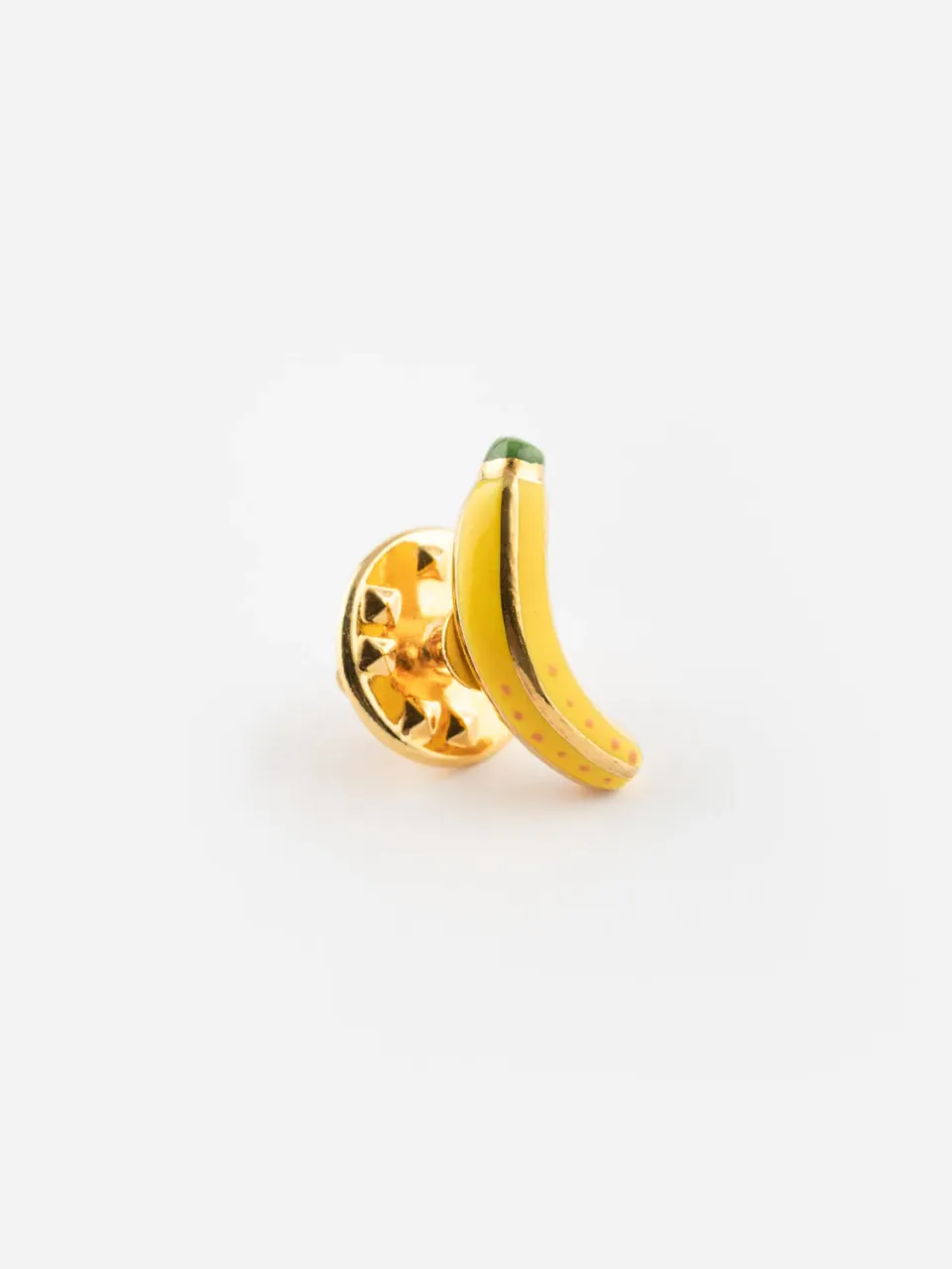 Nach Bijoux Pins' banane broche porcelaine dorée