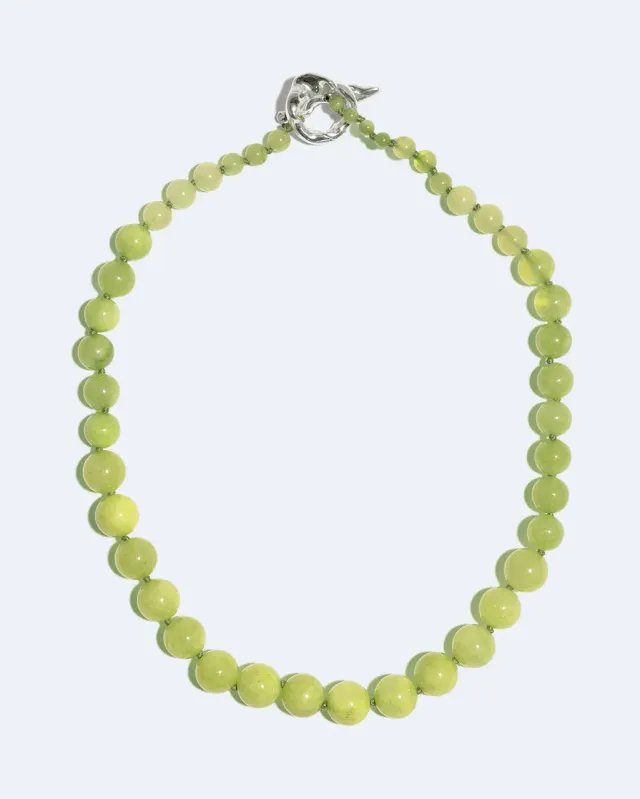 Completedworks Lime Cordial collier calcite verte argent