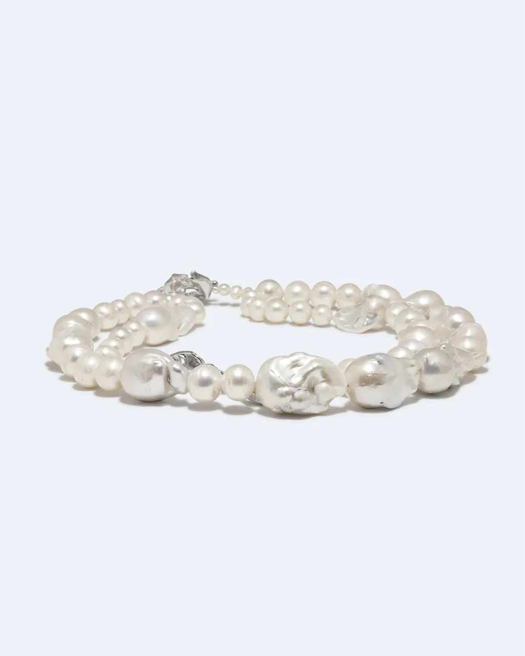 Completedworks Foraging collier perles argent recyclé