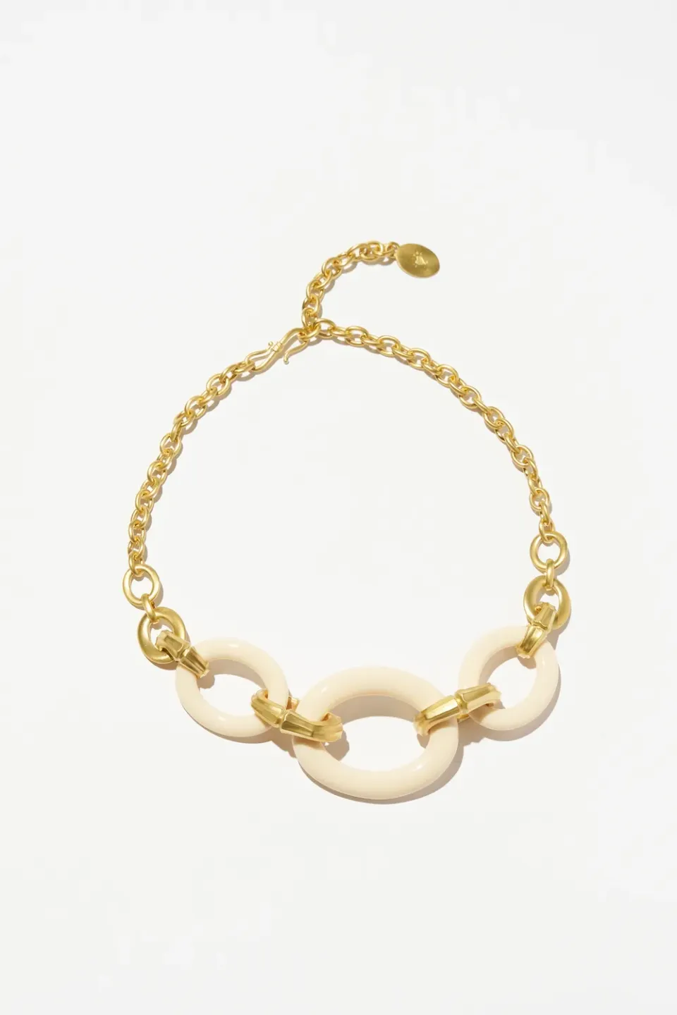 Philippe Ferrandis Bambou adjustable collier réglable doré