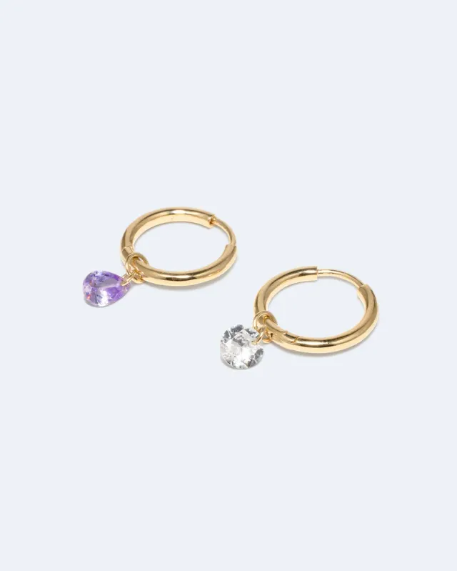 Completedworks What a Lark! boucles d’oreilles zircon vermeil