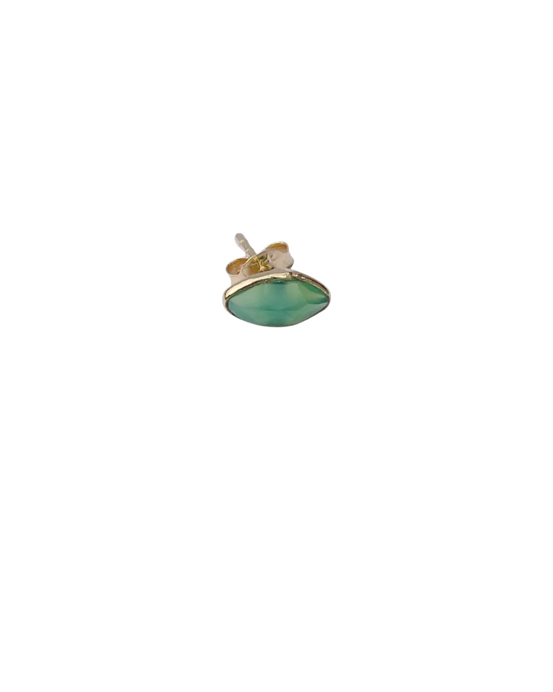 Le Fourbi de Capucine LF2B boucles d'oreilles onyx chrysoprase