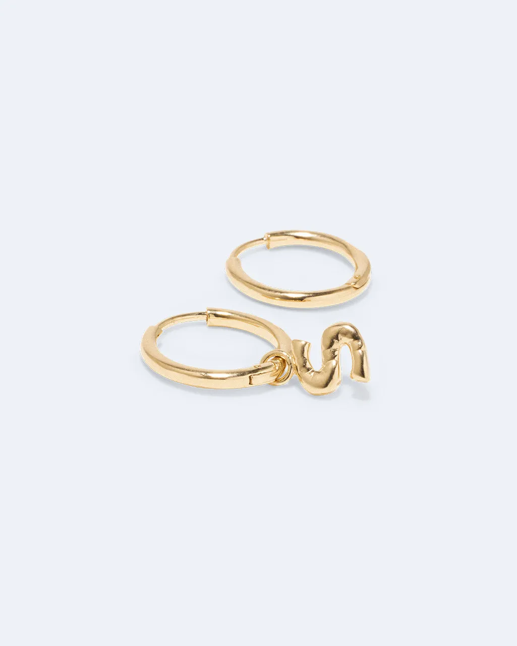 Completedworks Classicworks S boucles vermeil or asymétriques