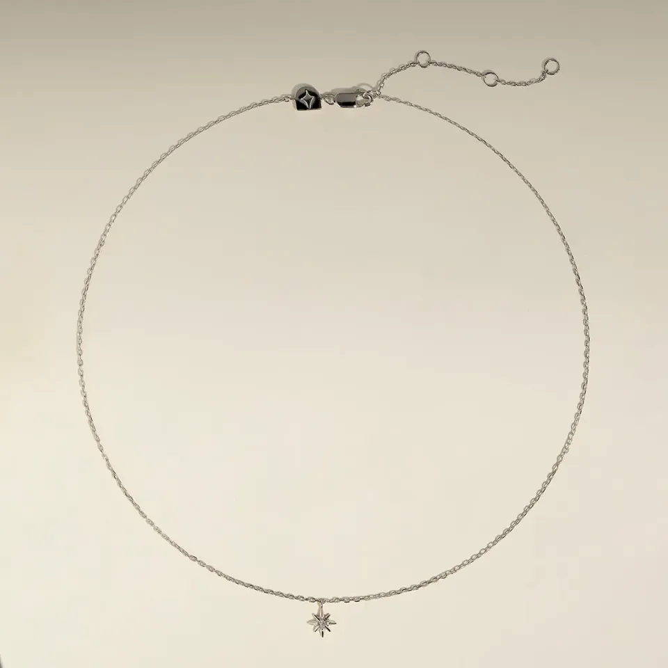 Astrid & Miyu Twilight Star collier pendentif argenté