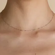 Astrid & Miyu Astrid Story Chain collier or blanc