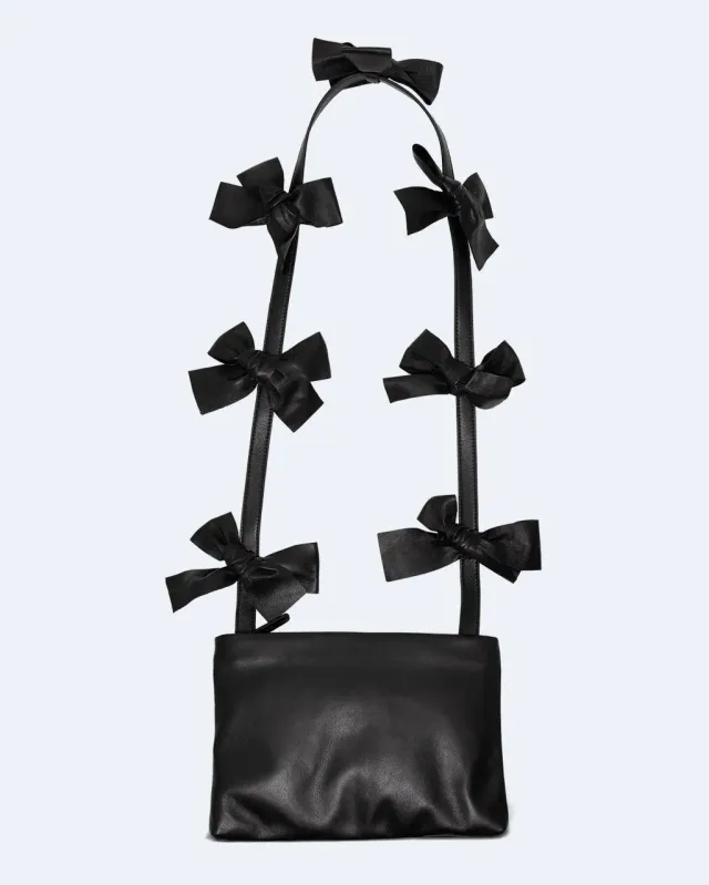 Completedworks The Bows II sac bandoulière cuir noir