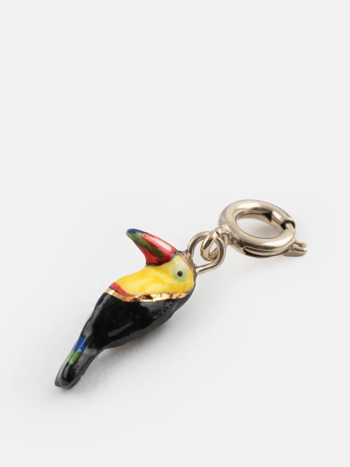 Nach Bijoux Mix and Match charms toucan tropical porcelaine