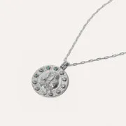Astrid & Miyu Virgo Bold collier argent zodiaque Vierge