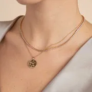 Astrid & Miyu Gleam Tennis collier chaîne doré