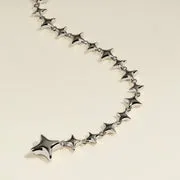 Astrid & Miyu Cosmic Star Chain collier argent étoile