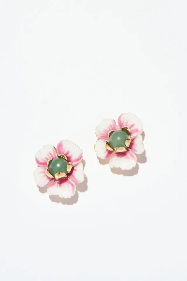 Philippe Ferrandis Grace boucles d'oreilles clips nacrées