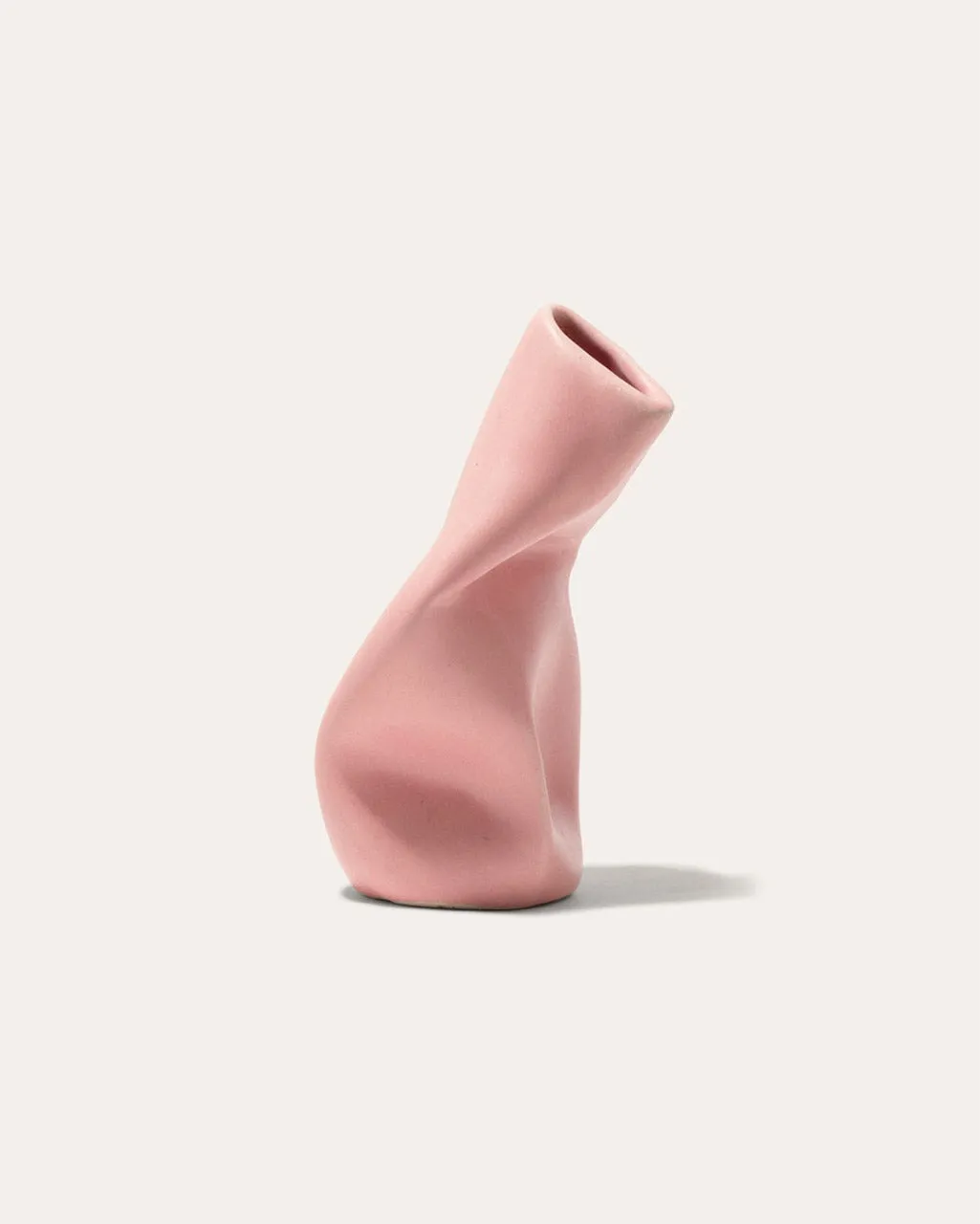 Completedworks Yesterday is History vase céramique rose mat