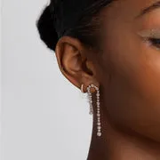 Astrid & Miyu Gleam Crystal Drop Studs boucles d'oreilles doré cristal