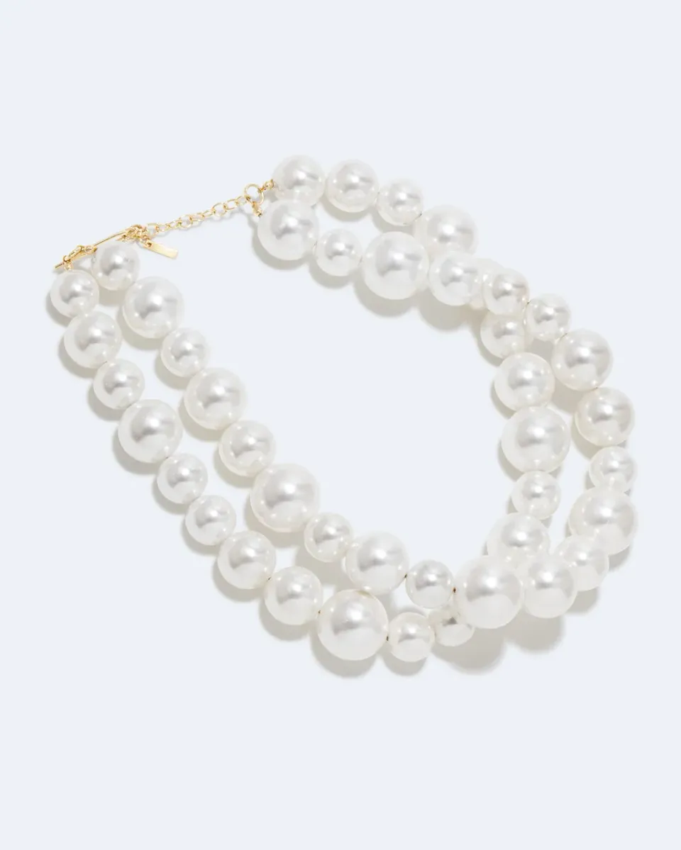 Completedworks Bells collier perles vermeil ras du cou
