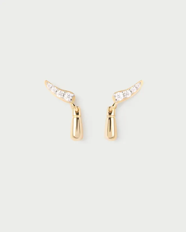 PDPAOLA Kira puces d’oreilles zircone 12 mm