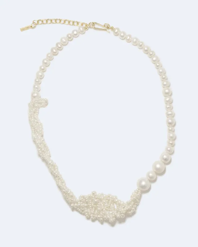 Completedworks Cove collier perle vermeil ras-de-cou