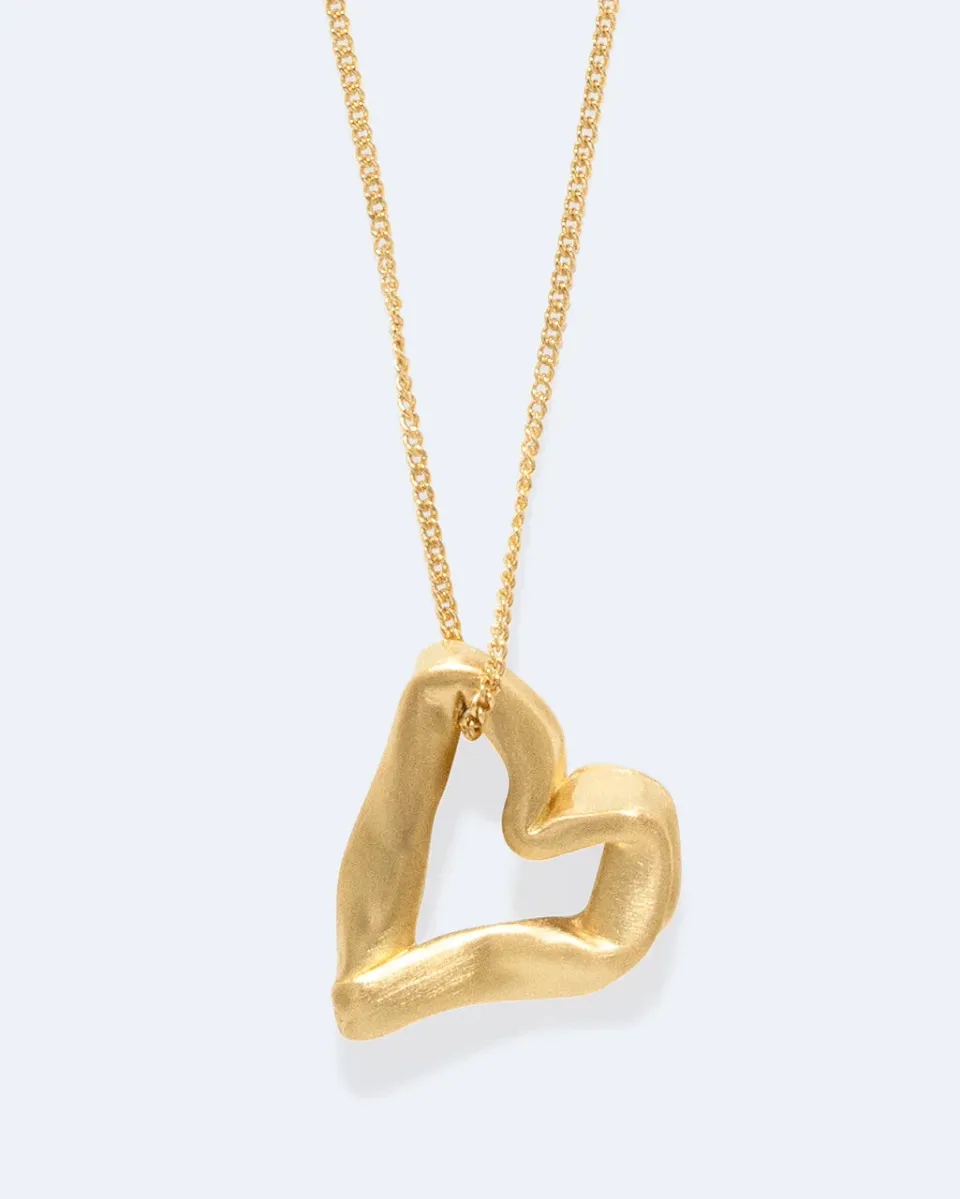 Completedworks Heart Metaphor collier pendentif vermeil