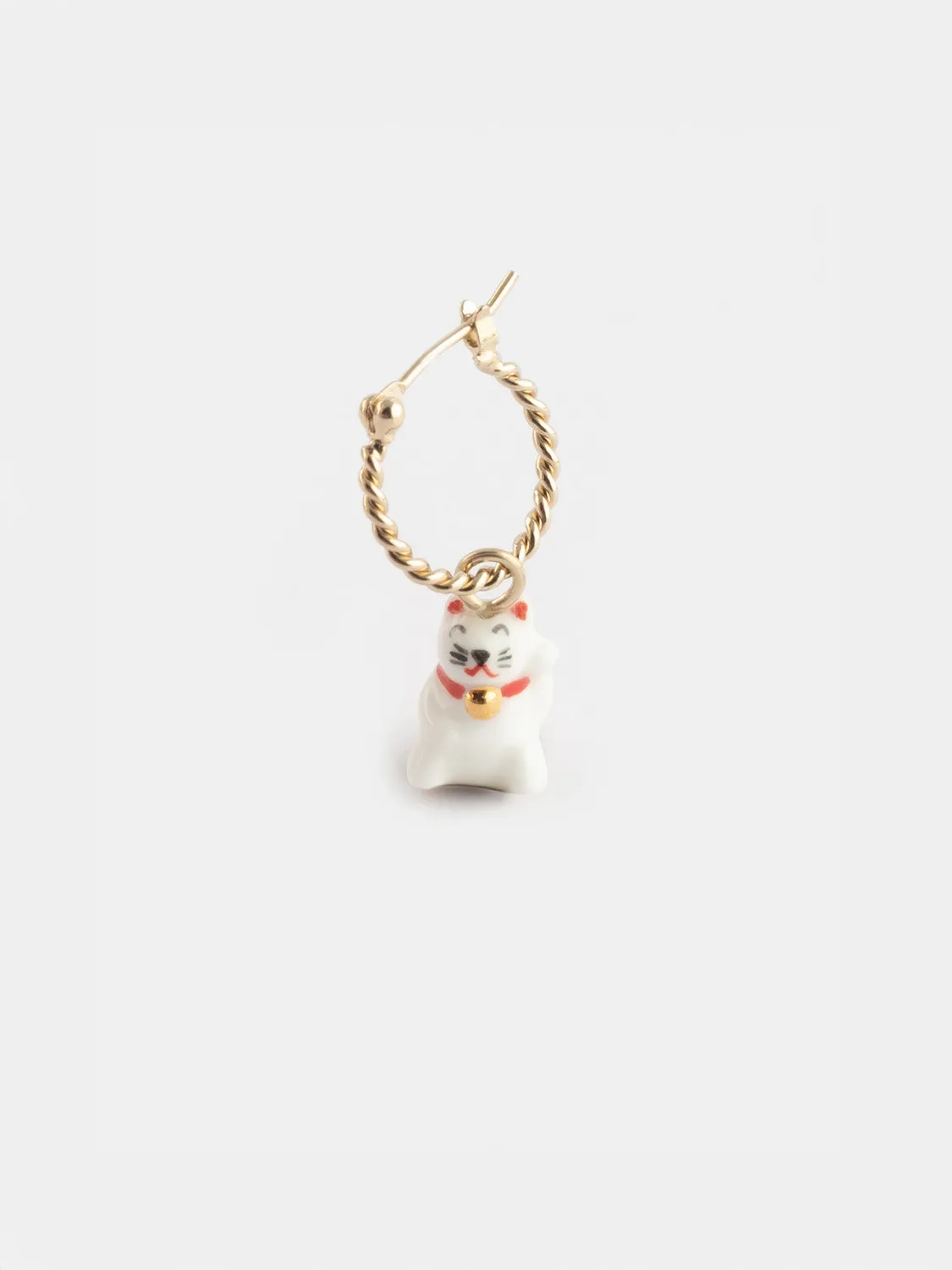 Nach Bijoux mini créole Maneki neko à l'unité