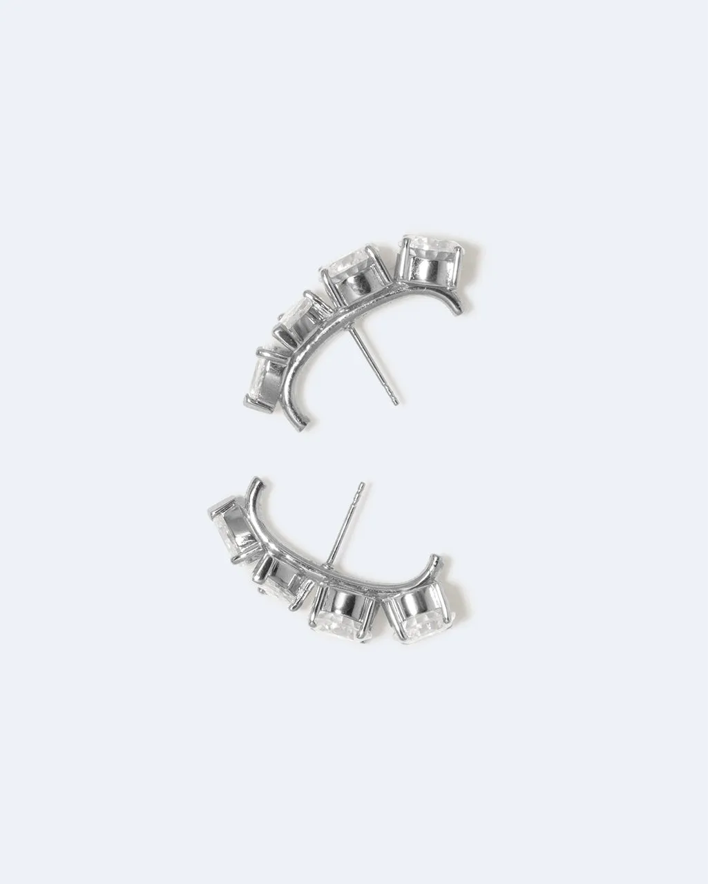 Completedworks Tranquility I boucles zircon platine