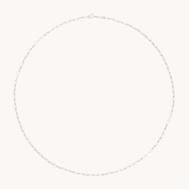 Astrid & Miyu Piccadilly collier chaîne or blanc