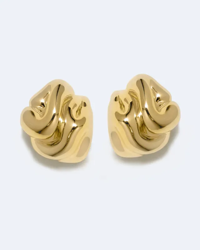 Completedworks Knoll boucles d'oreilles vermeil pendantes