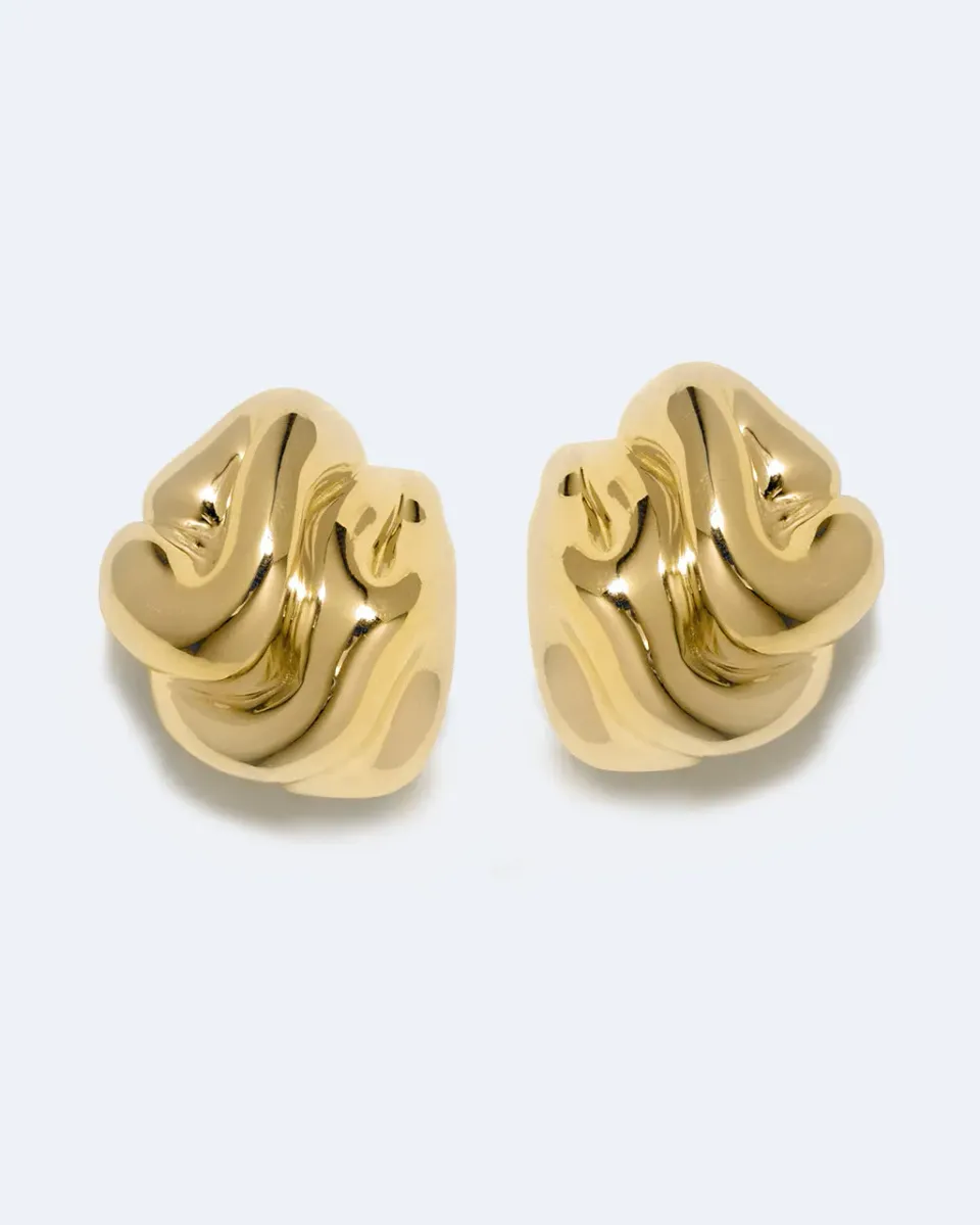 Completedworks Knoll boucles d'oreilles vermeil pendantes