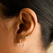 Astrid & Miyu Diamond Bezel Cluster piercing or massif diamant