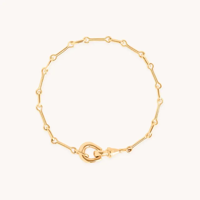 Astrid & Miyu Hardware Chain bracelet doré