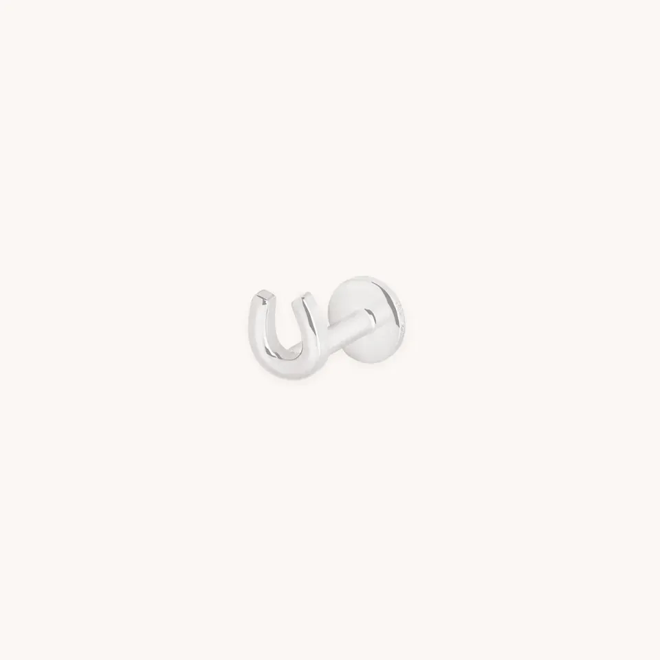 Astrid & Miyu Horseshoe piercing or blanc massif