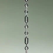 Astrid & Miyu Pavé Chain Link bracelet argent