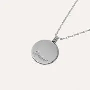 Astrid & Miyu Gemini Bold collier argent gémeaux