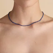 Astrid & Miyu Lazurite September Beaded collier or massif lazurite