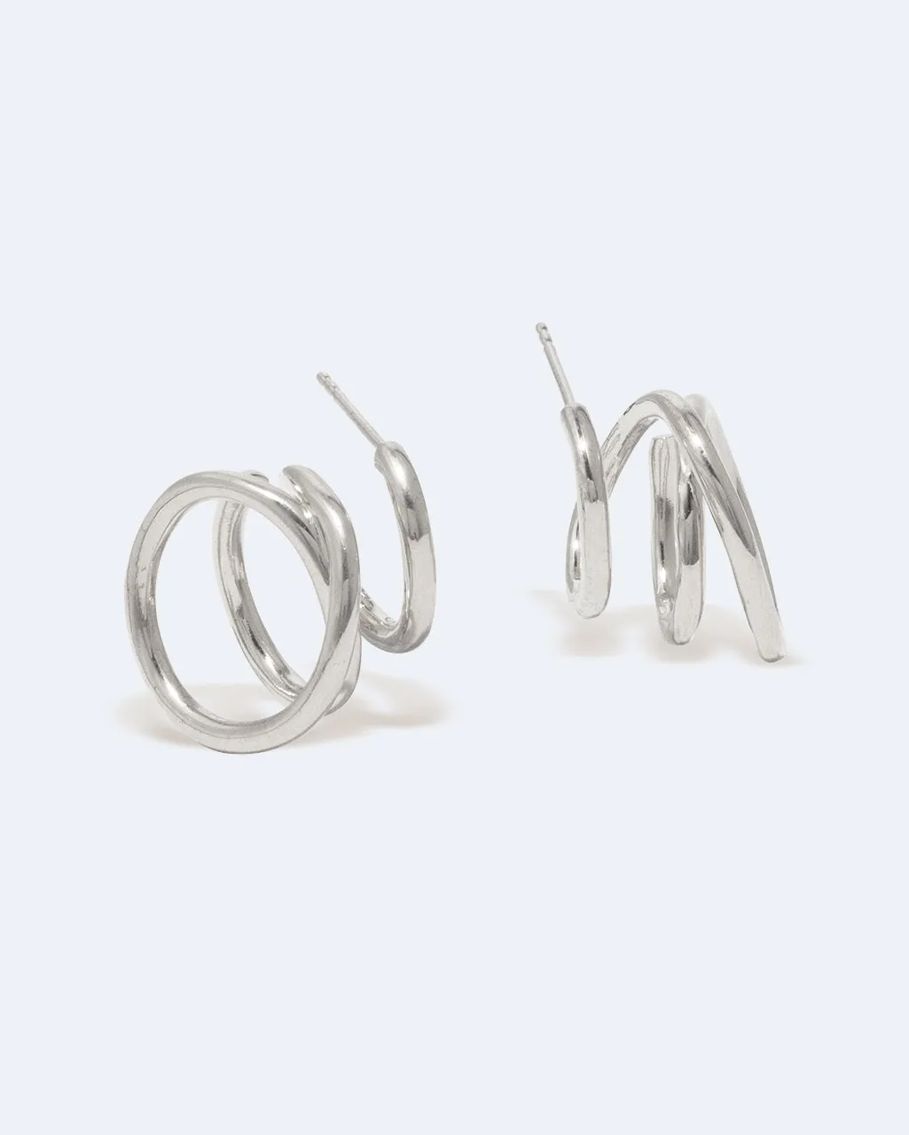Completedworks Flow boucles d'oreilles argent recyclé
