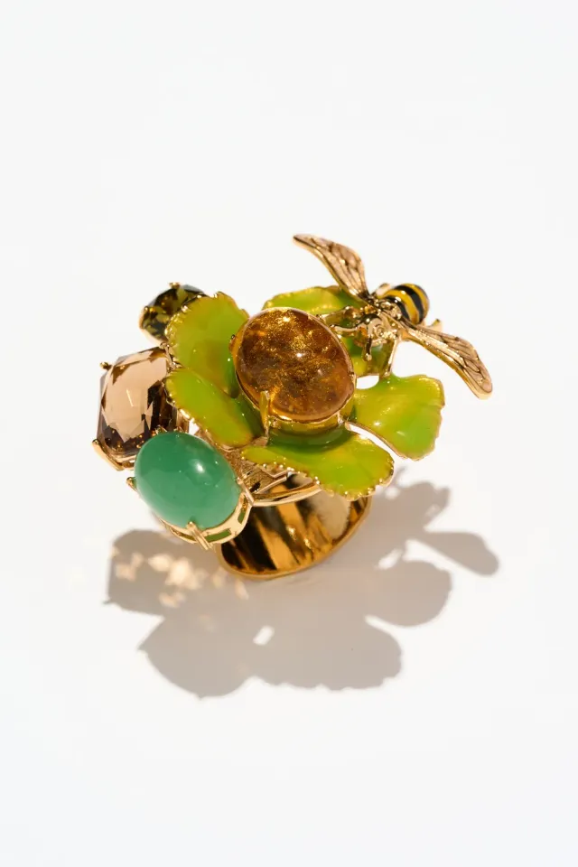 Philippe Ferrandis Bagatelle bague ajustable abeille