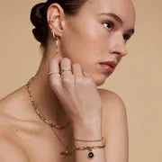 Astrid & Miyu Pavé Essential bague anneau or pavé