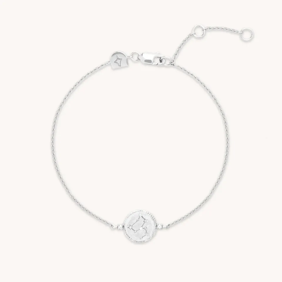 Astrid & Miyu Leo Zodiac bracelet argent lion