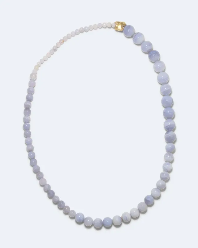 Completedworks Tidelands collier agate bleue vermeil